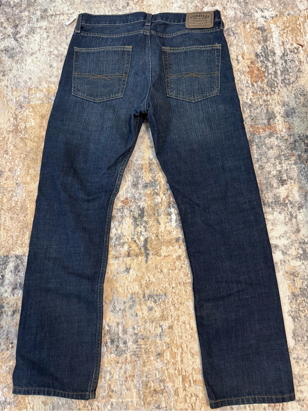 Signature by Levi Strauss Indigo Straight Leg Men’s Jeans